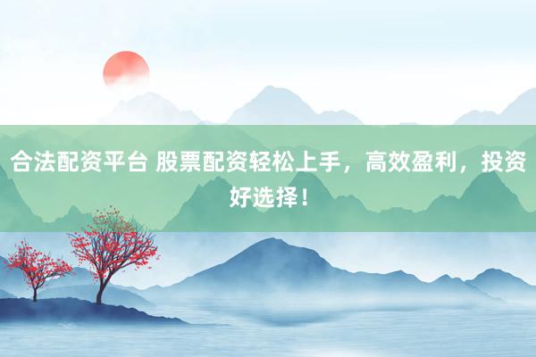 合法配资平台 股票配资轻松上手，高效盈利，投资好选择！